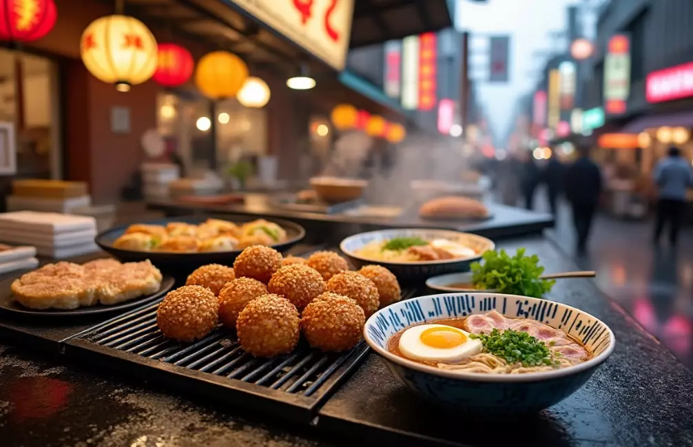 Exploring Osaka's food scene
