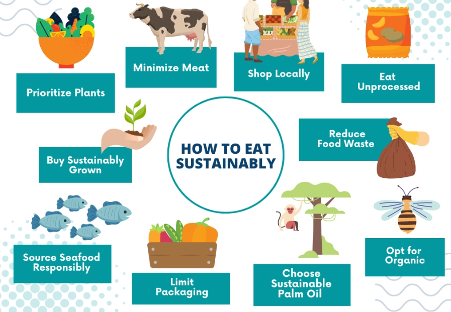 how to eat sustainably